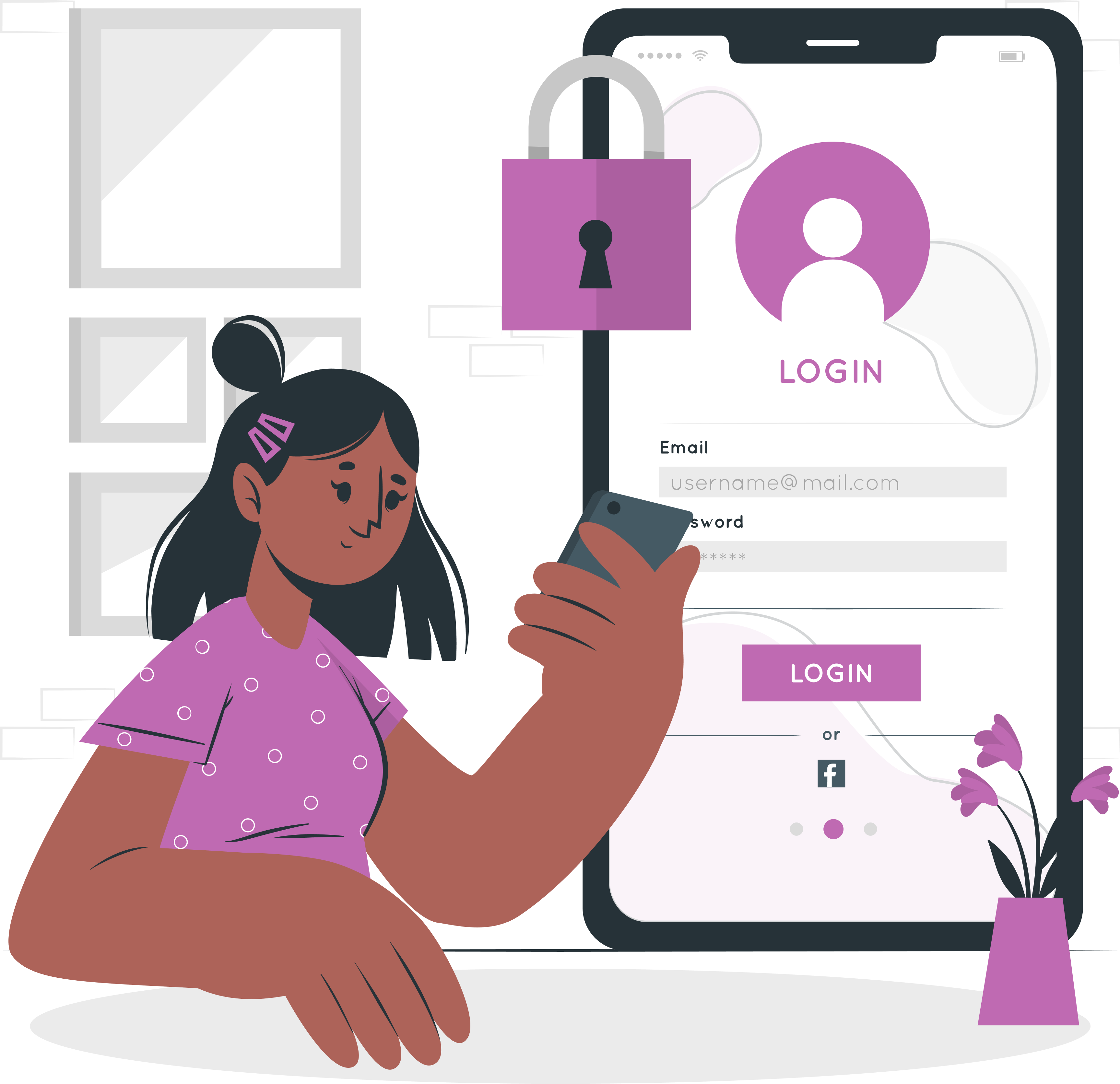 Login Illustration