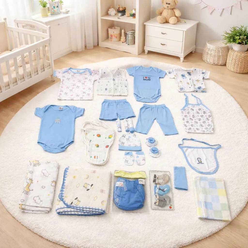 20 in 1 Combo Premium Newborn Baby Bedding Essentials