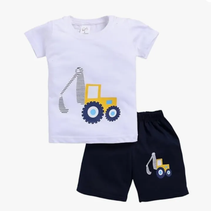 Kids JCB T-Shirt and Shorts Set
