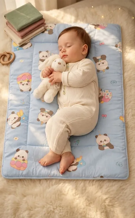 Soft Cotton Baby Godadi Combo for Newborns | Cartoon Baby Bedding Set | Multicolor (Pack of 6)