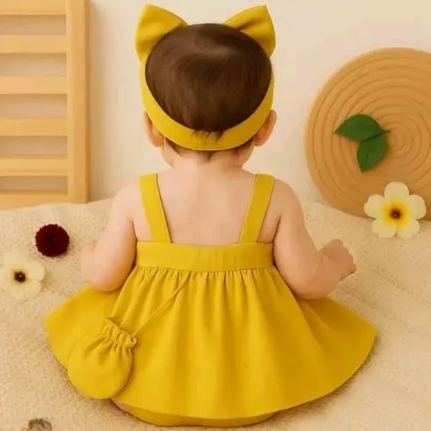 Frock Dress with Flared Skirt