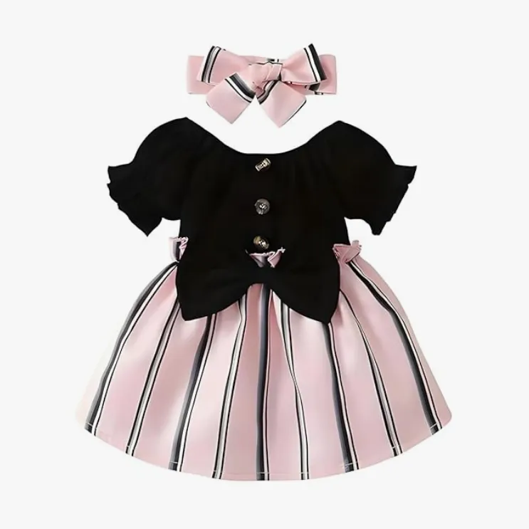 Kitkat Top Baby Frock for Baby Girls
